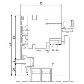 Drutex PSKtür Duoline 68 Kiefer 