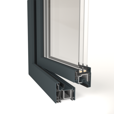 Kunststoff Balkontür Linear