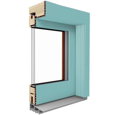 Holz Aluminium HS-Tür Duoline HS