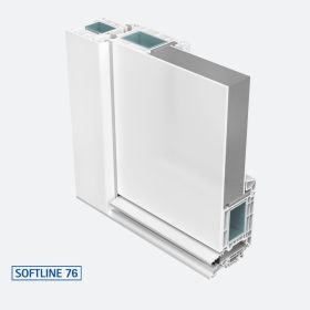 Veka Nebeneingangstür Softline 76 kunststofftuer 