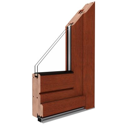 Drutex Nebeneingangstür Softline 68 Holztuer 