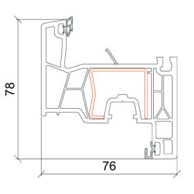 Kömmerling PSKtür 76 PSK 