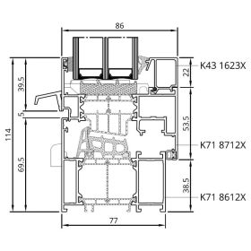 Aluprof Balkontür MB 86N 